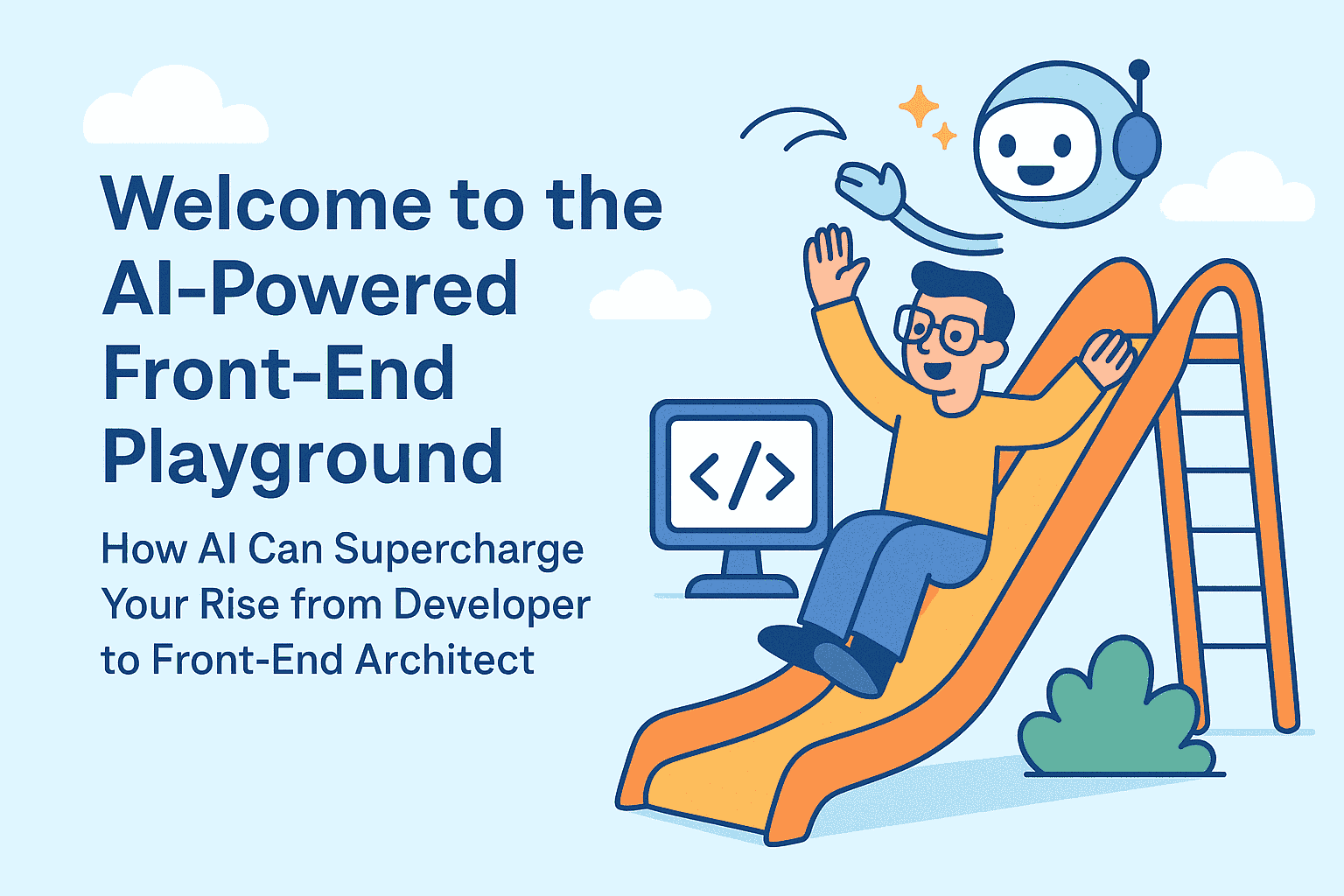 Welcome to the AI-Powered Front-End Playground: How AI Can Supercharge Your Rise from Developer to frontend architect