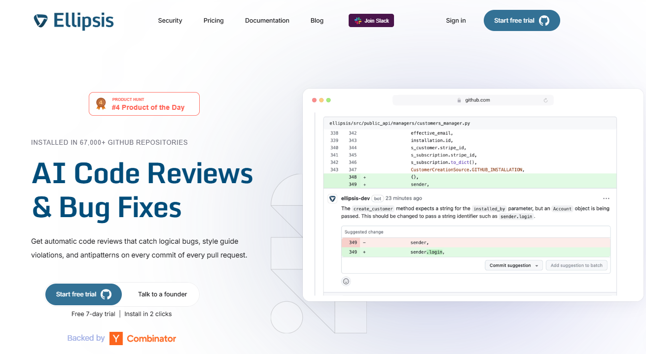 Ellipsis AI Reviewer
