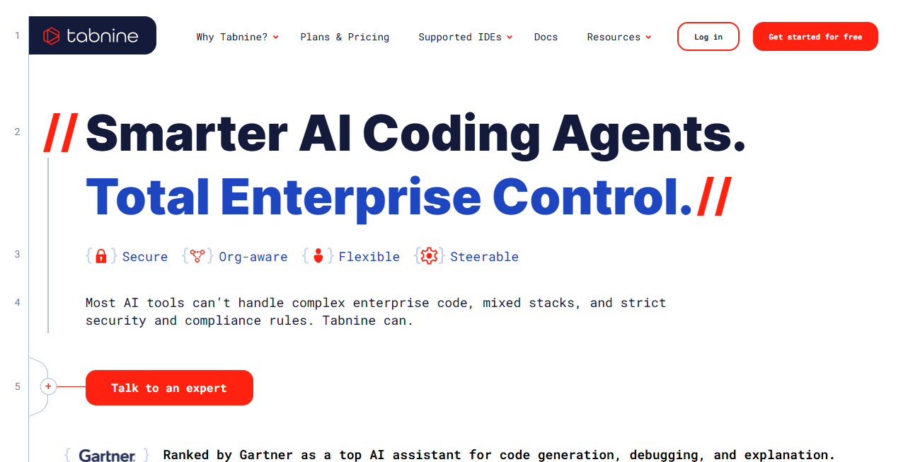 Tabnine AI coding tools