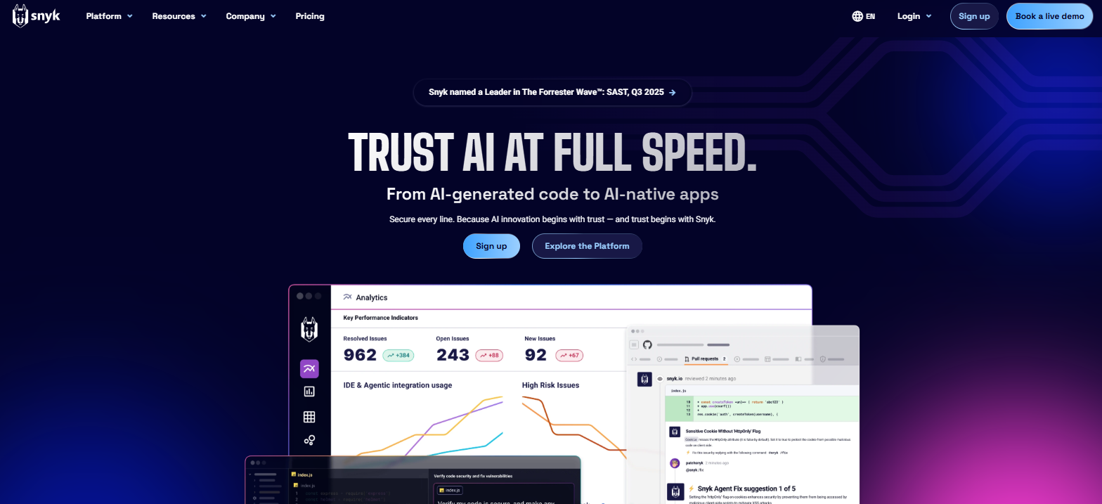 Snyk code audit tools