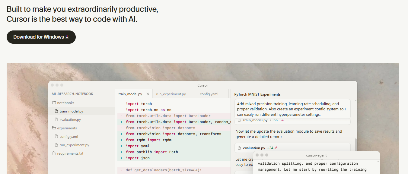 Cursor context-aware code reviews