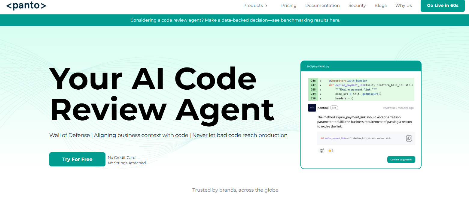 Panto AI code duplication detection tools