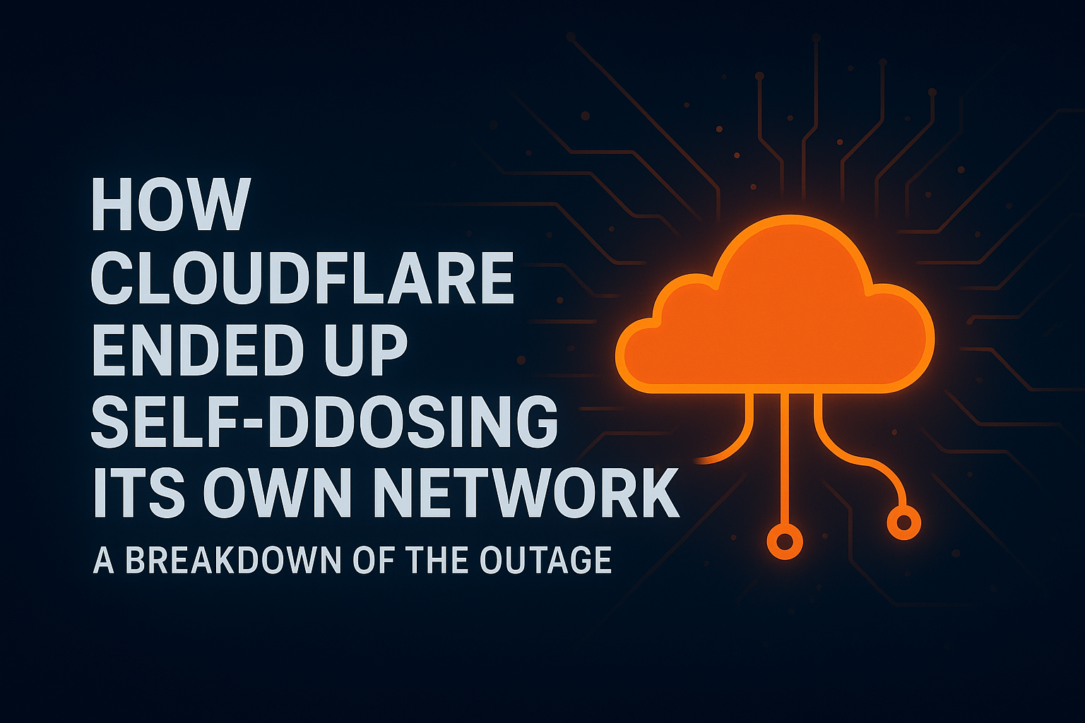 Cloudflare Self-DDOS Outage: Causes, Impact & Breakdown