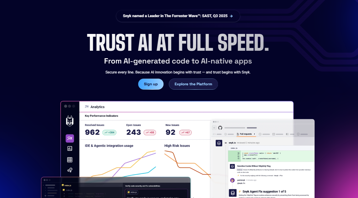 Snyk best AI code review tools