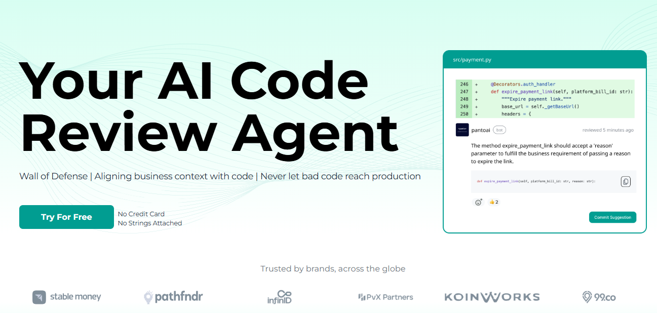 Panto AI best AI code review tools