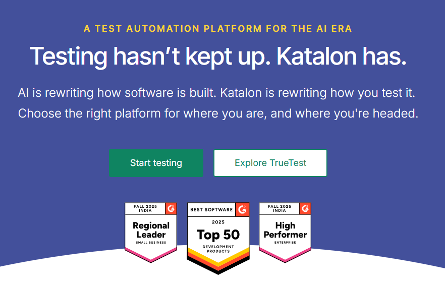 Katalon Studio Kane AI alternatives
