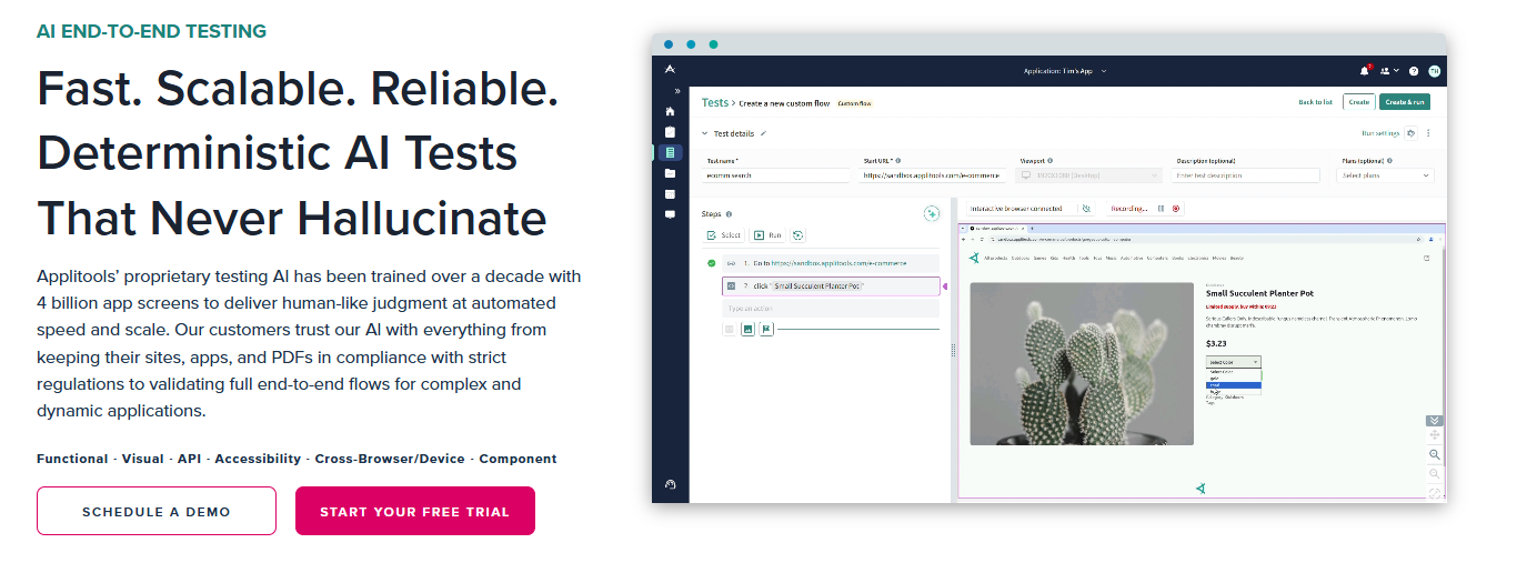 Applitools Drizz Dev alternatives