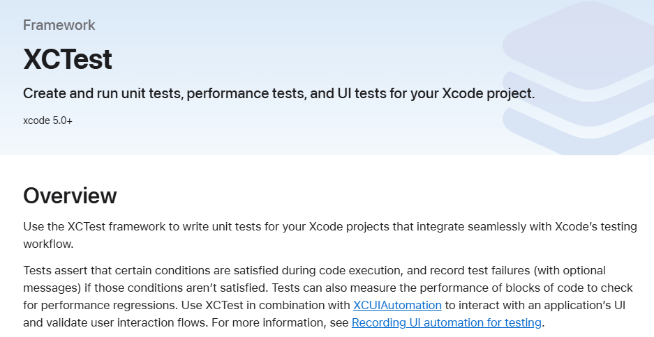 XCTest