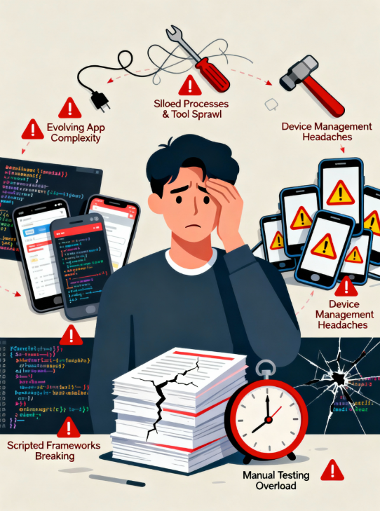 Pain Points in Mobile Test Automation