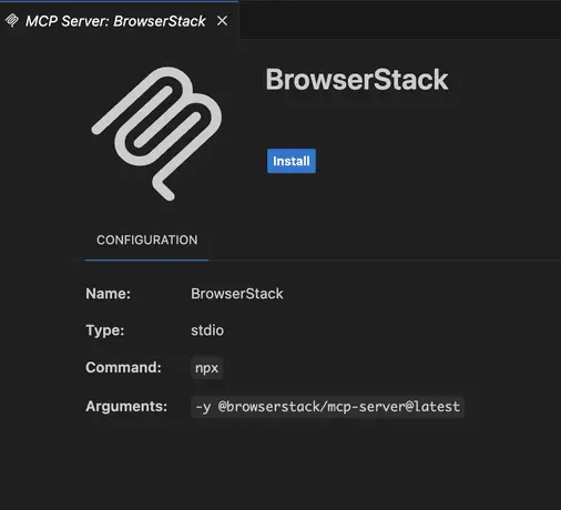 BrowserStack MCP Setup