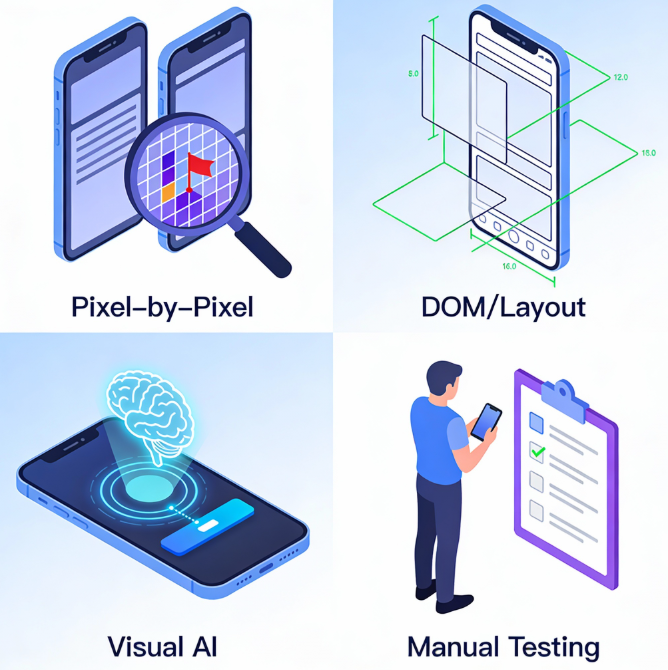 Types of Visual Regression Testing