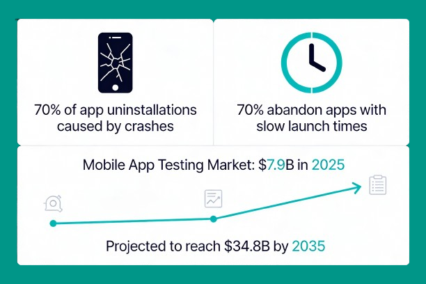 Statistics for Native Mobile App Testing
