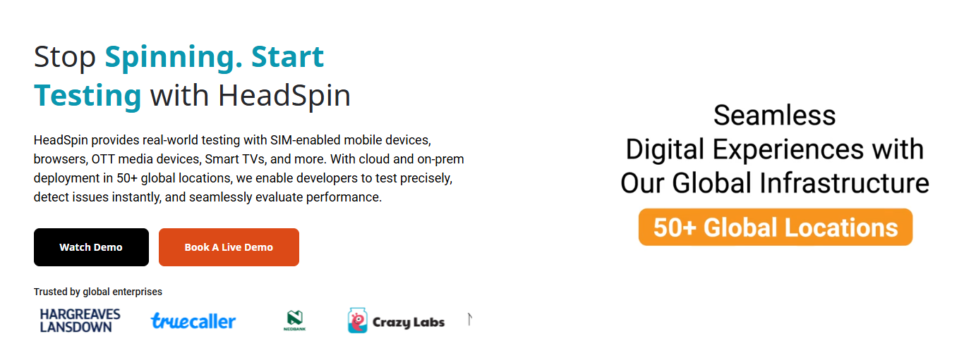 HeadSpin SauceLabs alternatives