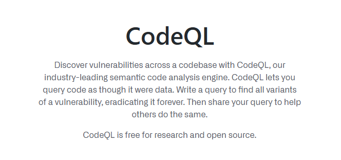 Github CodeQL