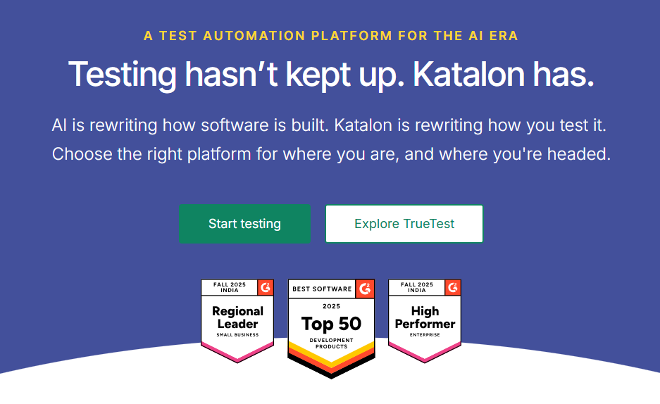 Katalon AccelQ alternatives