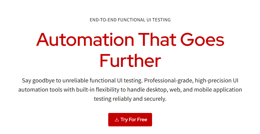 Ranorex AccelQ alternatives