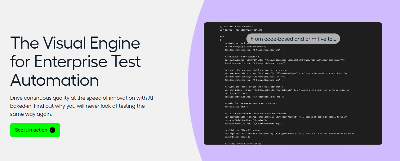 Leapwork Functionize alternatives