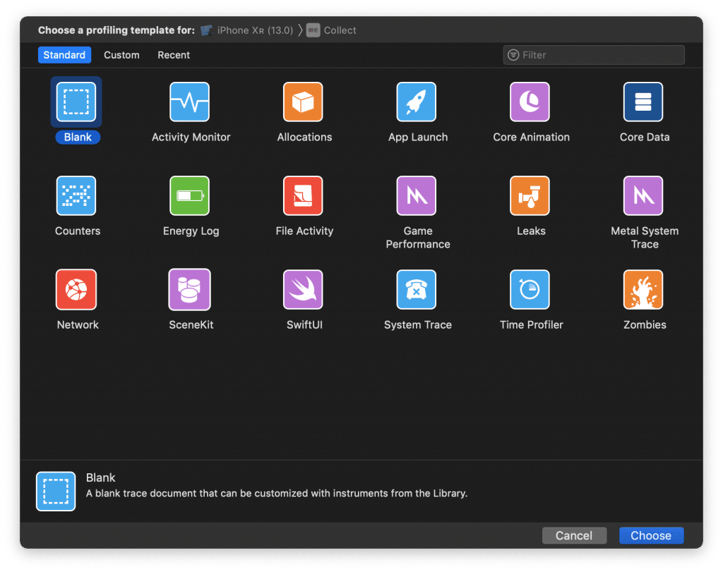 Xcode Instruments