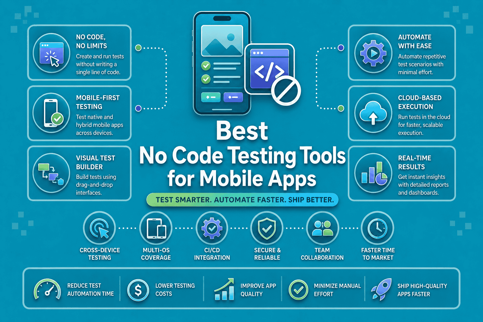 No Code Testing Tools for Mobile Apps