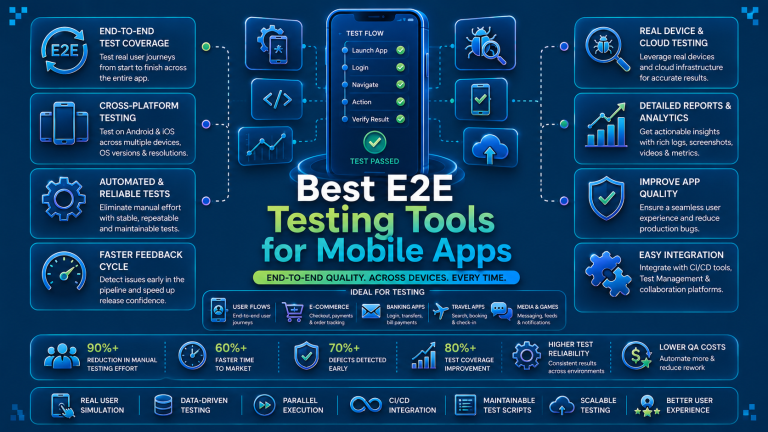 top 10 end-to-end testing tools and frameworks in 2025... The 10 Best End-to-End Testing Tools for Mobile Apps in 2026