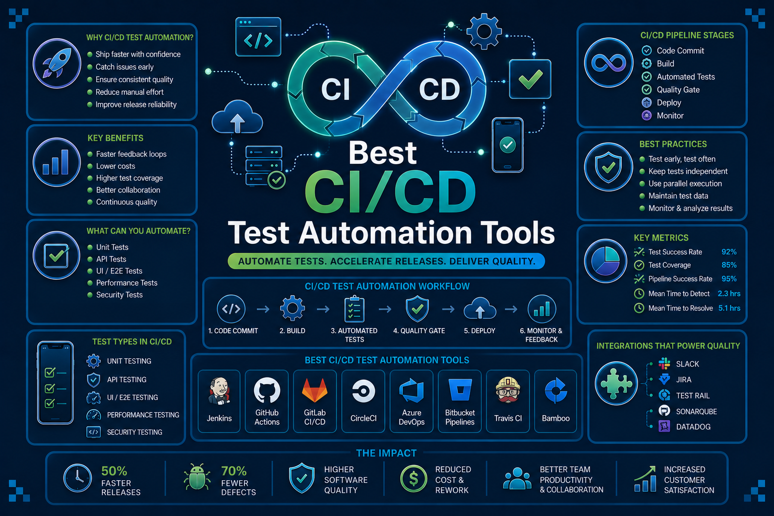 CI/CD test automation tools