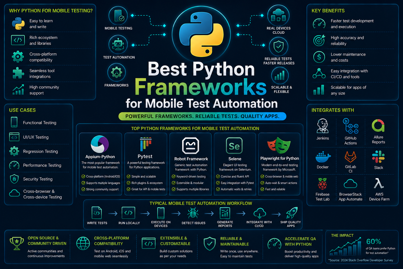 10 Best Python Frameworks for Mobile Test Automation in 2026