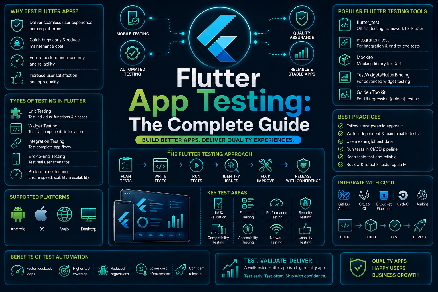 Flutter App Testing: The Complete Guide (2026)