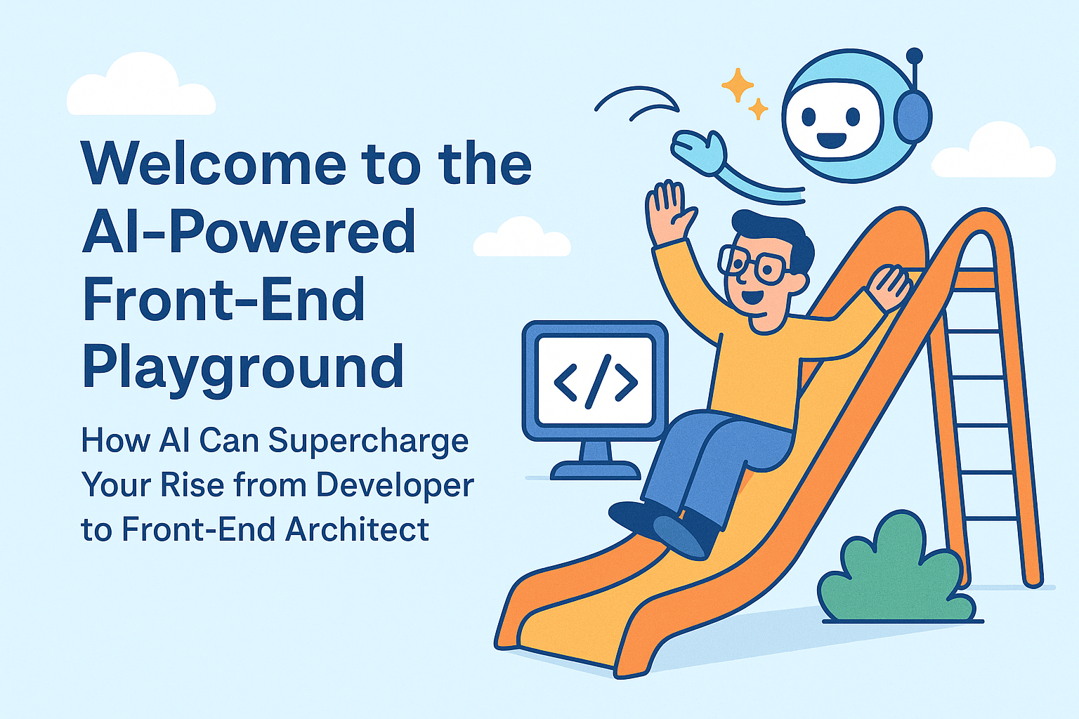 Welcome to the AI-Powered Front-End Playground: How AI Can Supercharge Your Rise from Developer to Front-End Architect
