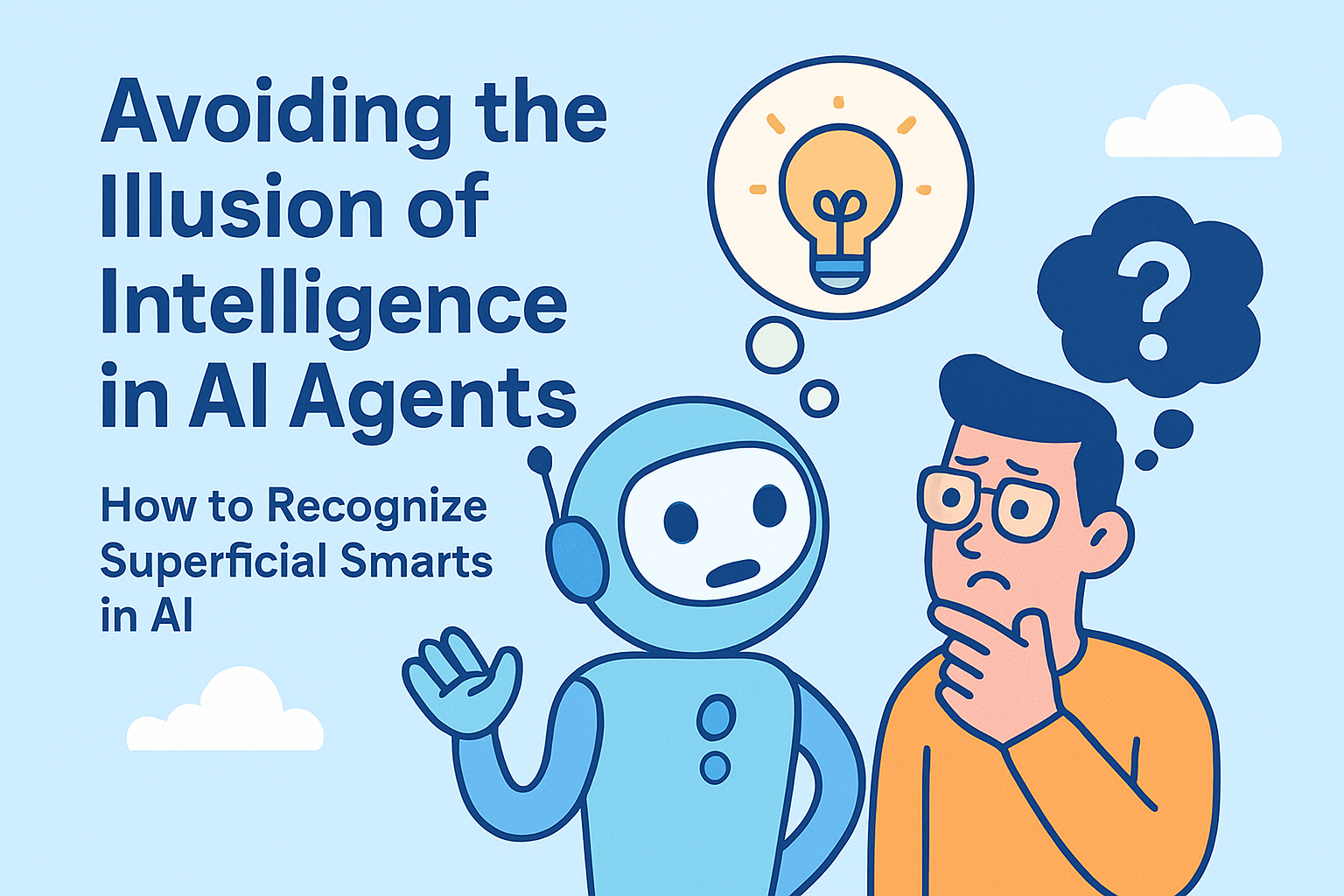 Avoiding the Illusion of Intelligence in AI Agents