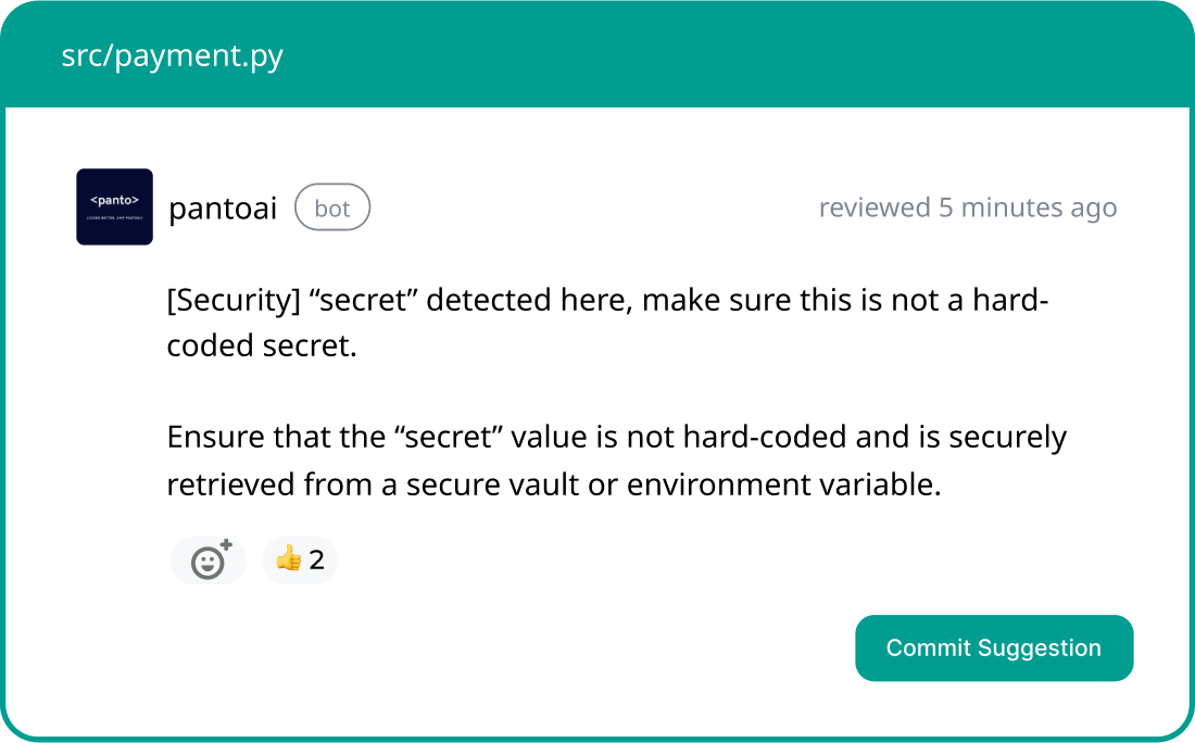 Secret Detection Dashboard